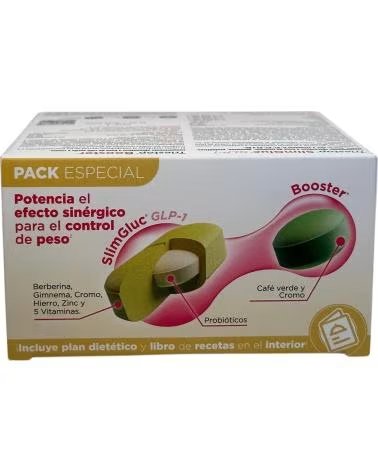 ELADIET PACK TRIESTOP SLIMGLUC GLP-1 BOOSTER 60+40 COMPRIMÉS