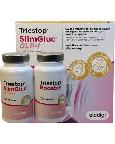 ELADIET PACK TRIESTOP SLIMGLUC GLP-1 BOOSTER 60+40 COMPRIMÉS