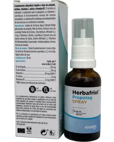 ELADIET HERBAFRIOL PROPOLAG SPRAY ORALE 30ML