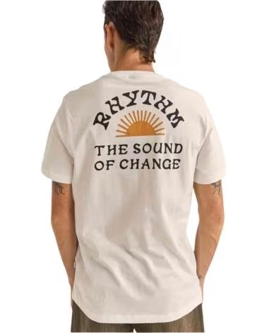 RHYTHM CAMISETA DE MANGA CORTA PP1024MPT04-WHT EN PARA HOMBR BLANCO
