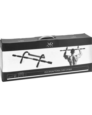 BARRA DE DOMINADAS PARA PUERTA XQMAX - ENTRENAMIENTO DE FUERZA NEGRO
