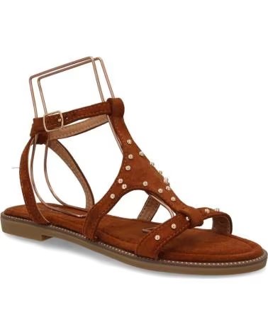 SPORT3PUNTO0 SANDÁLIAS RASAS TF6068 COR CAMEL COM TACHAS VARIOS COLORES