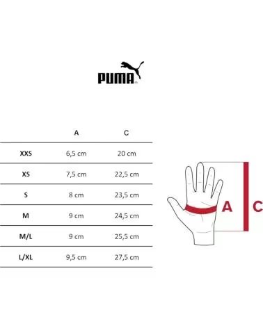 PUMA GUANTES 042022-01 EN PARA UNISEX NEGRO