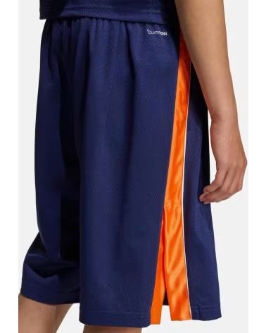 ADIDAS PANTALÓN CORTO DEPORTIVO AZUL CON DETALLES EN CONTRASTE NAN