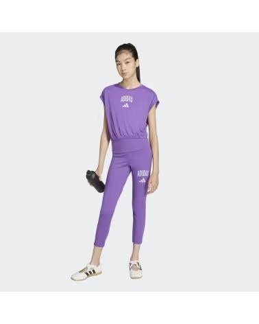 ADIDAS CAMISETA DE MANGA CORTA KD5929 EN PARA NINAS MORADO