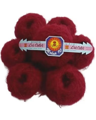 LUZ COLOR MOHAIR 226 ROJO
