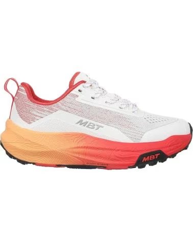MBT ZAPATILLAS DEPORTIVAS 703657 ALPHA 1000 BLANCO Y ROJO WHITERED