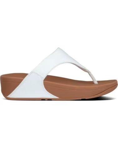 FITFLOP SANDALIAS PLANAS MUJER LULU OPUL TOE-POST BLANCO