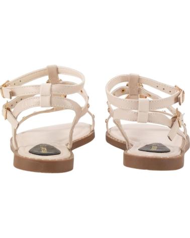 KESLEM SANDALIAS PLANAS 333-335 EN COLOR BEIGE