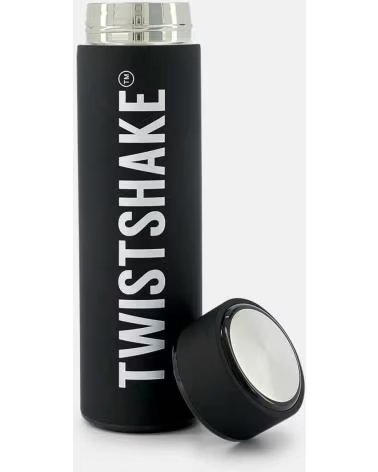 TWISTSHAKE GARRAFA TÉRMICA EM AÇO INOXIDÁVEL PRETA NEGRO