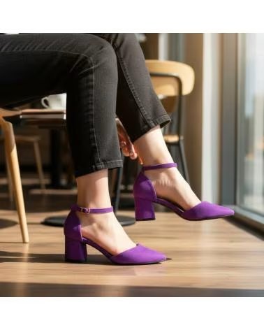 TIMBOS ZAPATOS DE TACÓN 132884 MORADO