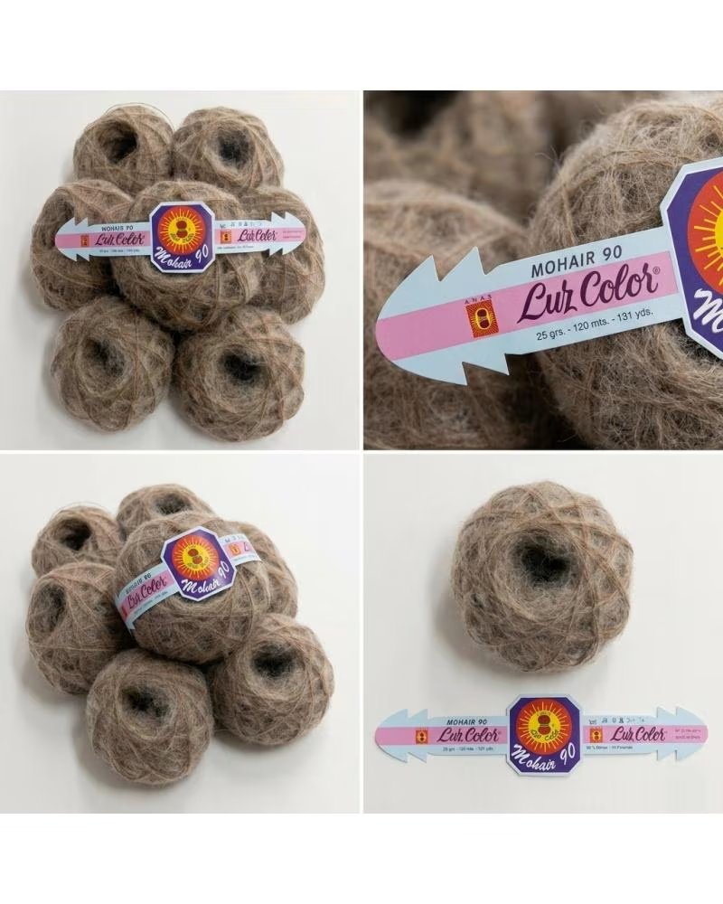 LUZ COLOR LOTE 20 OVILLOS MOHAIR MATIZADO
