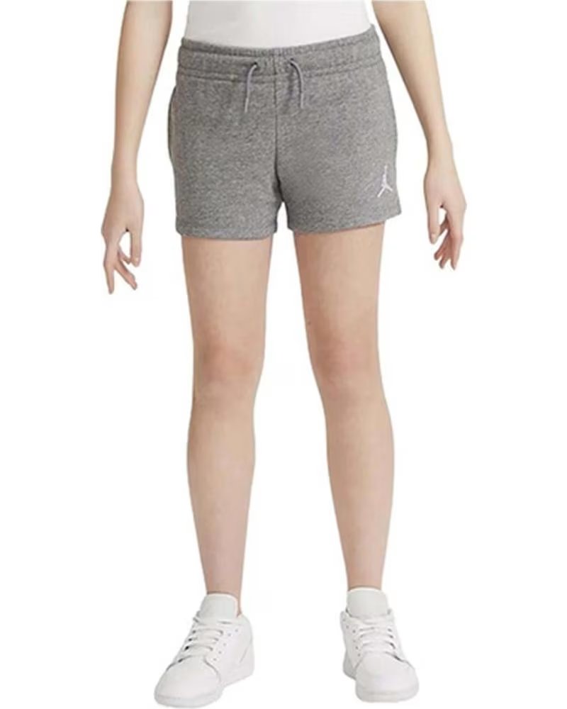 NIKE JORDAN ESSENTIALS SHORT 45A771-GEH KURZE HOSE FÜR MÄDCHEN GRAU GRIS