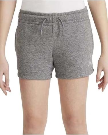 NIKE JORDAN ESSENTIALS SHORT 45A771-GEH KURZE HOSE FÜR MÄDCHEN GRAU GRIS