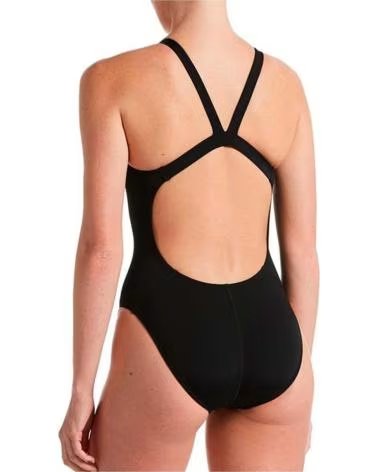 NIKE FATO DE BANHO DESPORTIVO NESSA001-001 PARA MULHER NEGRO