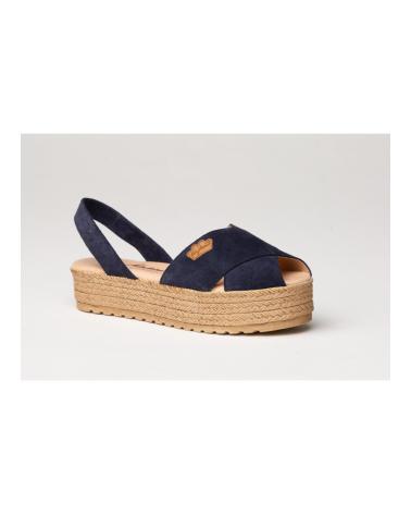  de Mujer  IBICENCA ANTE CRUZ GEL-MEMORY FOAM 1257 MARINO