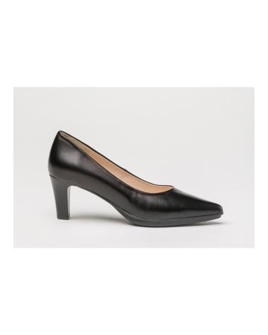 Zapatos de Mujer EVA MAÑAS SALON PIEL SOFT1498 NEGRO