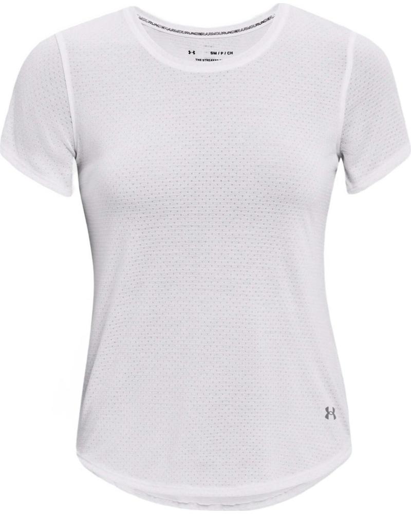 UNDER ARMOUR CAMISETA DE MANGA CORTA 1361371-100 EN PARA MUJER BLANCO
