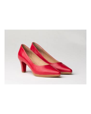Zapatos de Mujer EVA MAÑAS SALON PIEL SOFT1498 ROJO