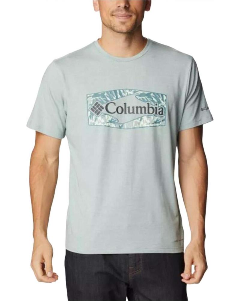 COLUMBIA CAMISETA DE MANGA CORTA 1931172-351 EN PARA HOMBRE GRIS