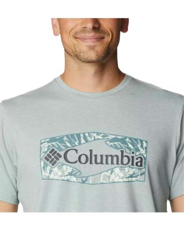 COLUMBIA CAMISETA DE MANGA CORTA 1931172-351 EN PARA HOMBRE GRIS