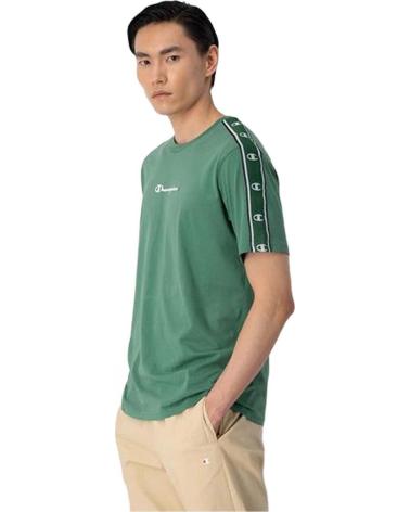 CHAMPION CAMISETA DE MANGA CORTA 218472S23-GS108 EN PARA HOMBRE VERDE