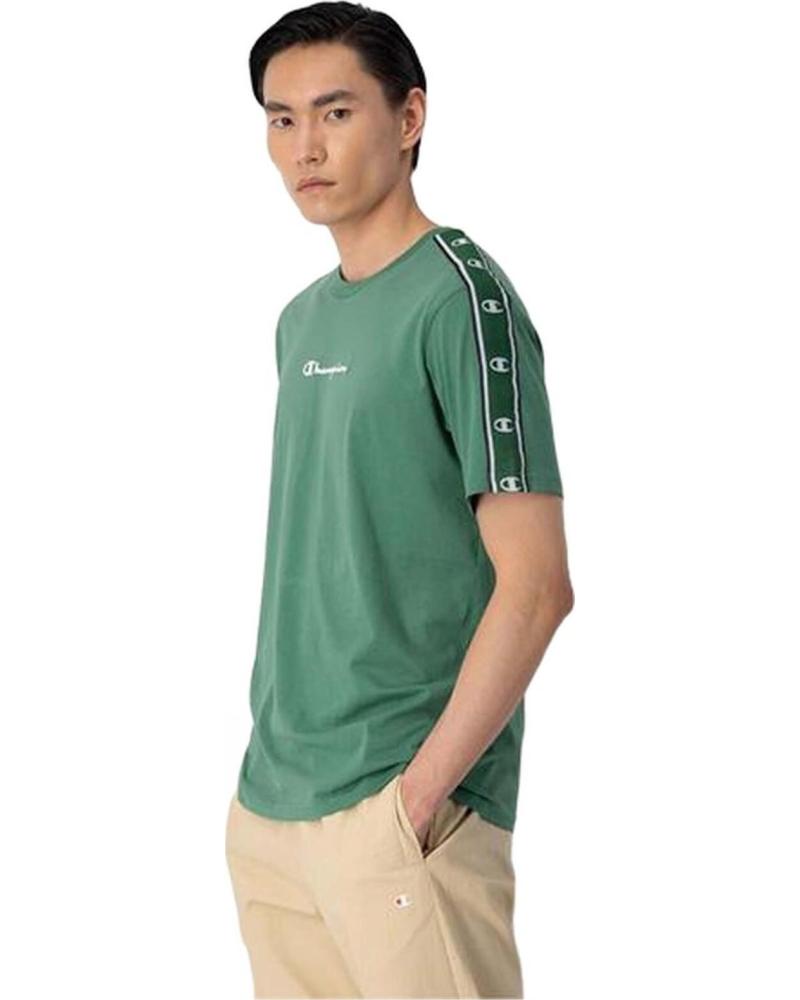 CHAMPION CAMISETA DE MANGA CORTA 218472S23-GS108 EN PARA HOMBRE VERDE