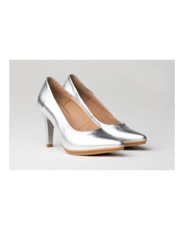 Zapatos de Mujer EVA MAÑAS SALON PIEL SOFT 1500 PLATA