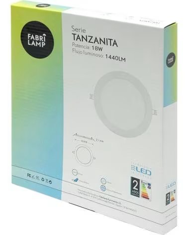 FABRILAMP PAINEL LED EMBUTIDO TANZANITA ILUMINAÇÃO INTERIOR MULTICOLOR