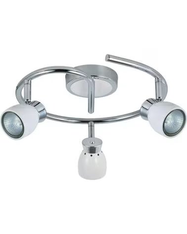FABRILAMP LUMINÁRIA DE TETO DESIGN MODERNO COM TRÊS FOCOS MULTICOLOR