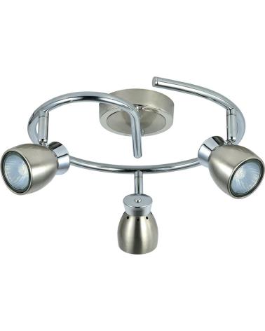 FABRILAMP LÁMPARA FOCO ACABADO CROMO NÍQUEL MULTICOLOR