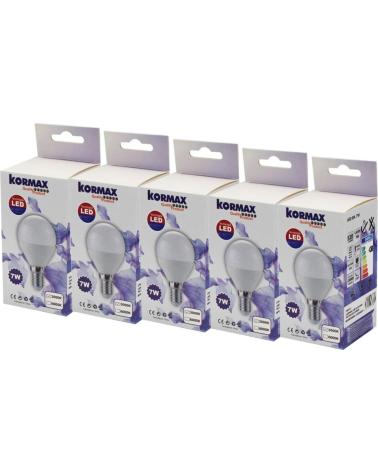KORMAX BOMBILLA LED 7W 560 LÚMENES E14 MULTICOLOR