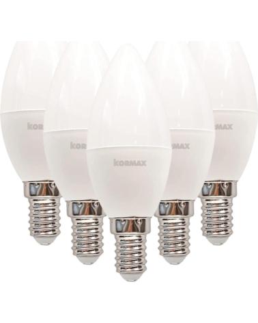 KORMAX BOMBILLA LED 5W VELA MULTICONTACTO MULTICOLOR