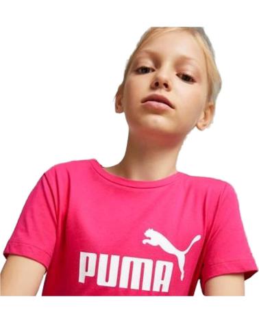 PUMA CAMISETA DE MANGA CORTA 587029-64 EN PARA UNISEX ROSA
