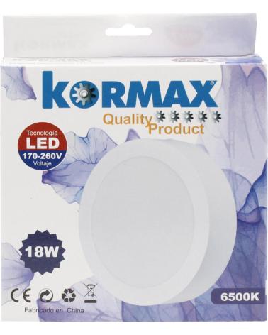 KORMAX LÁMPARA PANEL LED 18W REDONDA MULTICOLOR