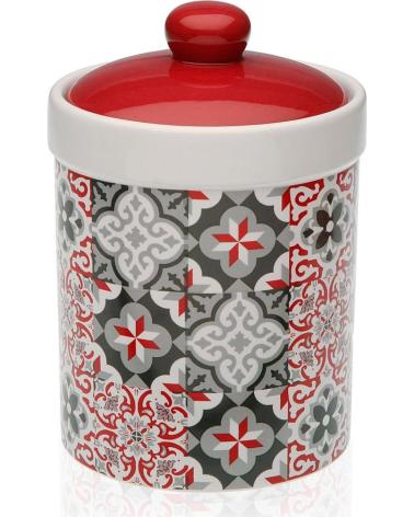 VERSA BOTE DE COCINA DECORATIVO ESTILO HIDRÁULICO MULTICOLOR