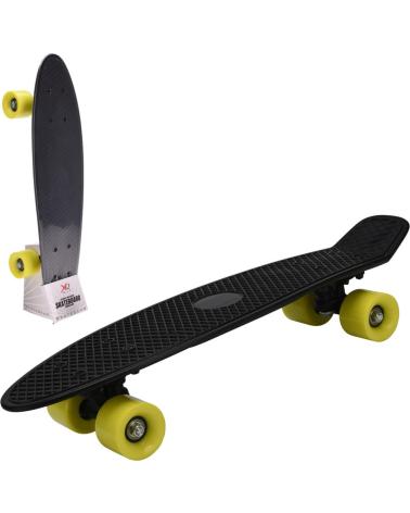 XQMAX SKATEBOARD ESTILO RETRO CON RUEDAS DE CONTRASTE MULTICOLOR