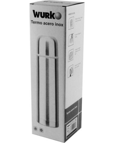 WURKO TERMO DE ACERO INOXIDABLE CON CIERRE HERMÉTICO MULTICOLOR