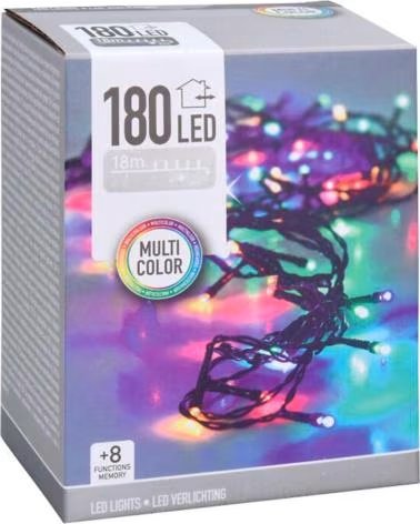 PROGARDEN CORDA DE LUZES 180 LED MULTICOLORIDA PARA ILUMINAÇÃO INTERIOR MULTICOLOR