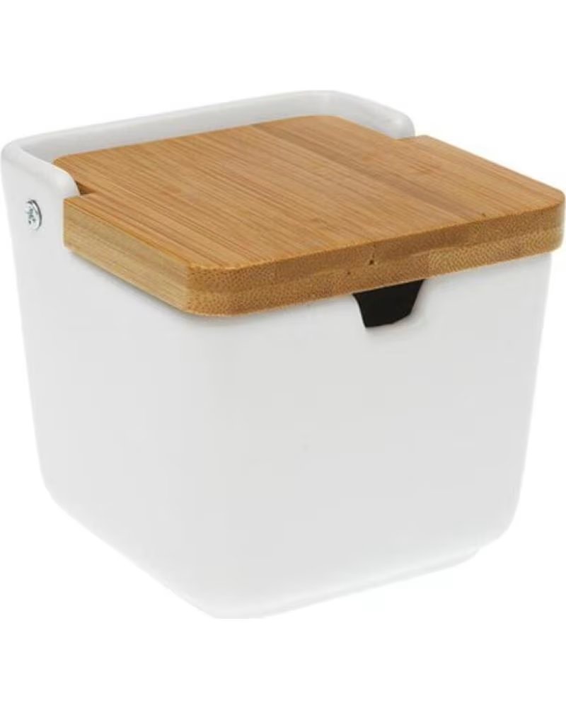 VERSA CAIXA ORGANIZADORA COM TAMPA DE BAMBU MULTICOLOR