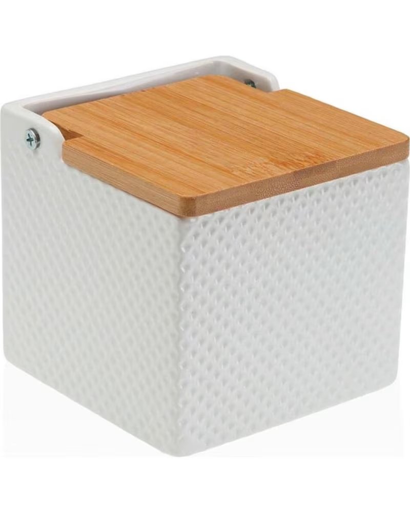 VERSA RÉCIPIENT DE CUISINE AVEC COUVERCLE EN BOIS MULTICOLOR
