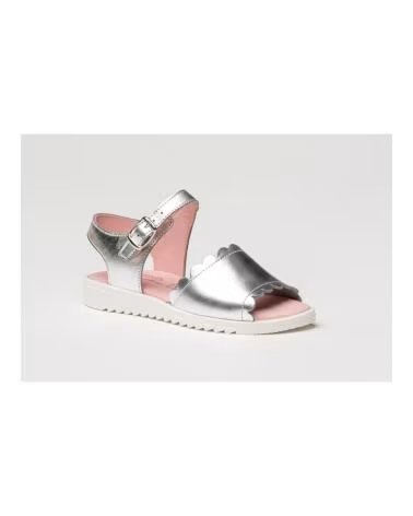 ANGELITOS SANDALE EN CUIR 574 ARGENT PLATA