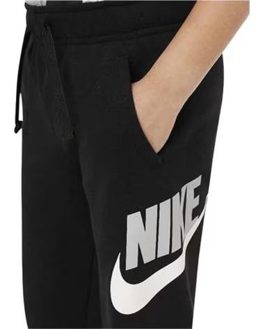 NIKE PANTALONI LUNGHI 86G704-023 PER BAMBINI NEGRO