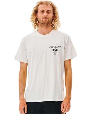 RIP CURL CAMISETA DE MANGA CORTA CTESS9-3021 EN PARA HOMBRE BLANCO