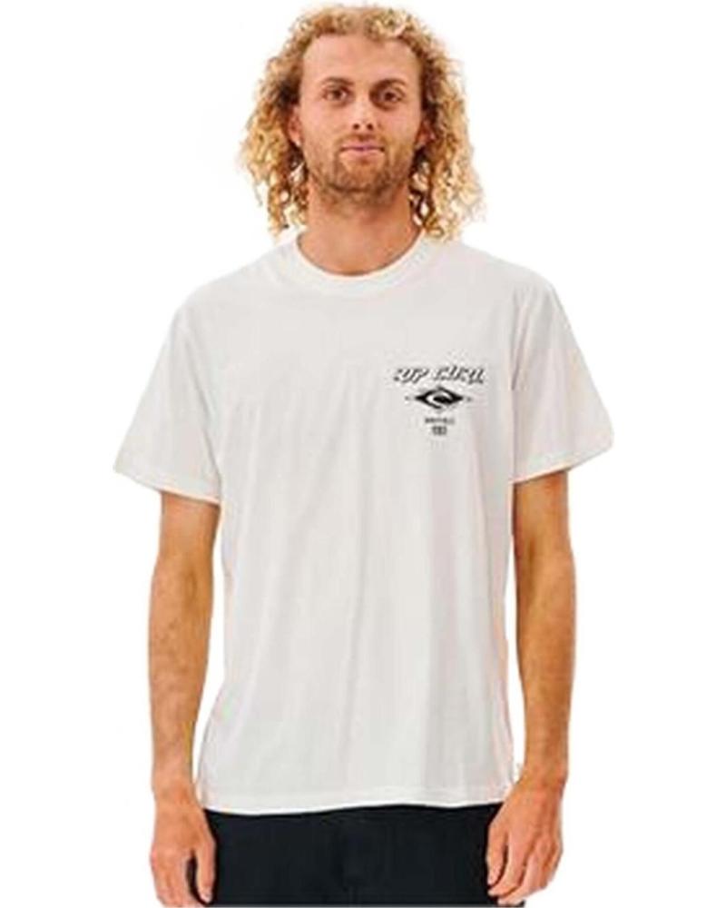 RIP CURL CAMISETA DE MANGA CORTA CTESS9-3021 EN PARA HOMBRE BLANCO