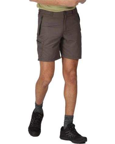 REGATTA PANTALON CORTO RMJ235-4Y8 EN PARA HOMBRE GRIS