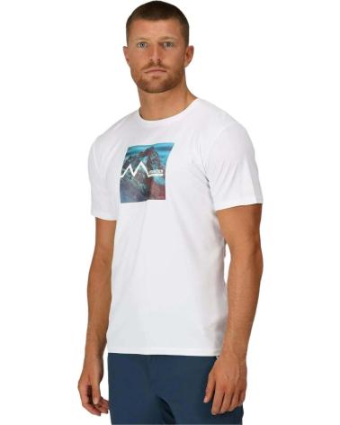 REGATTA CAMISETA DE MANGA CORTA RMT272-900 EN PARA HOMBRE BLANCO