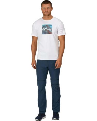 REGATTA CAMISETA DE MANGA CORTA RMT272-900 EN PARA HOMBRE BLANCO