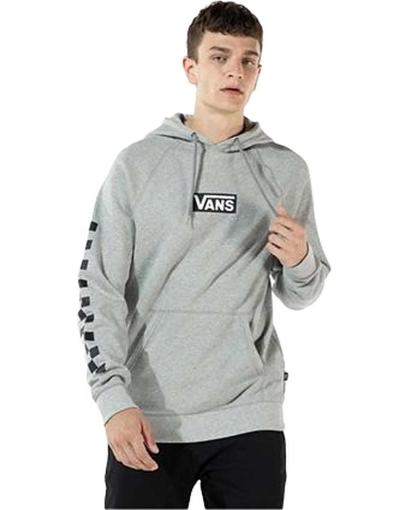 VANS OFF THE WALL SUDADERA CON CAPUCHA VANS VN0A49SNZU81-VNZU8 EN PARA HO GRIS