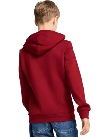 PUMA SUDADERA CON CAPUCHA 586987-13 EN PARA NINOS UNISEX ROJO